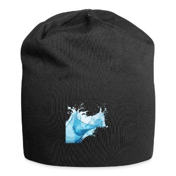 Water splashes! - Jersey Beanie - black - Front
