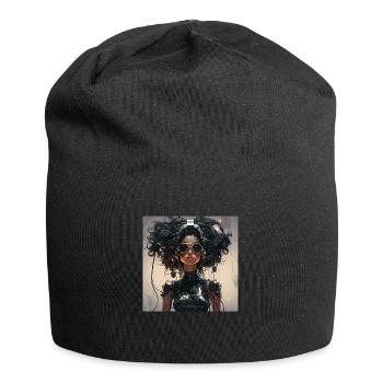 Cyber Punk - Bonnet en jersey - noir - Devant