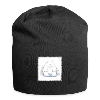 Cool Birthday Fun North Pole Capitalist Alaska - Jersey Beanie - black - Front