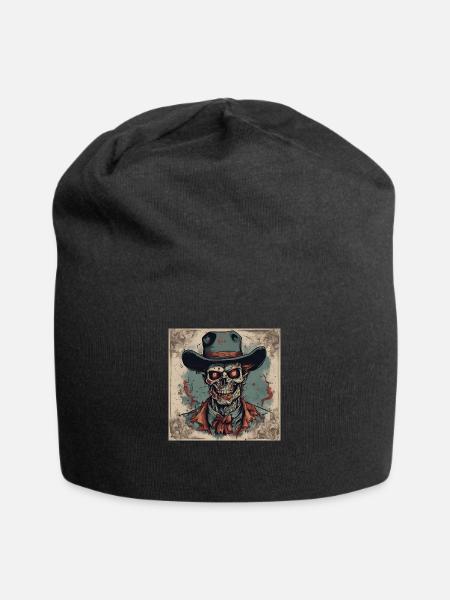 Zombie Cowboy - Jersey-Beanie - Schwarz
