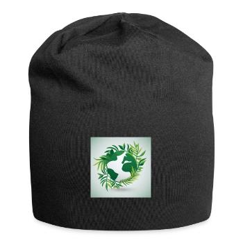 Monde durable - Bonnet en jersey - noir - Devant