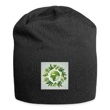 Monde durable - Bonnet en jersey - noir - Devant