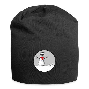 BONHOMME DE NEIGE - Bonnet en jersey - noir - Devant