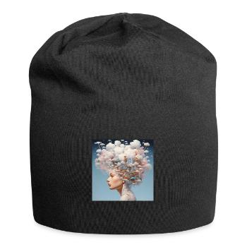 Forget - Jersey Beanie - black - Front