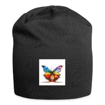 papillon fusion - Bonnet en jersey - noir - Devant