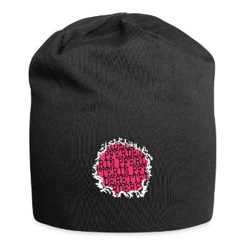 Amis Doberman Brown Anniversaire Cool - Bonnet en jersey - noir - Devant