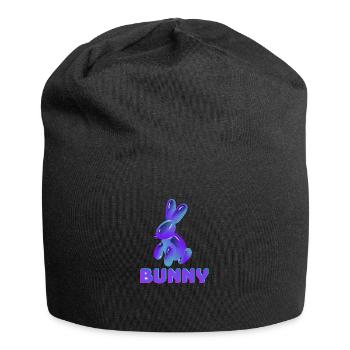 Purple Bunny - Jersey Beanie - black - Front