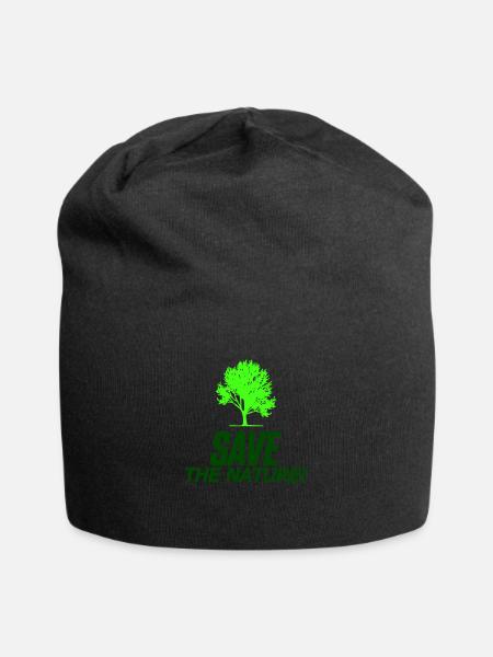 save the nature - Jersey-Beanie - Schwarz