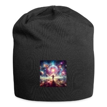 Image 34 - Bonnet en jersey - noir - Devant