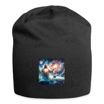Image 24 - Bonnet en jersey - noir - Devant