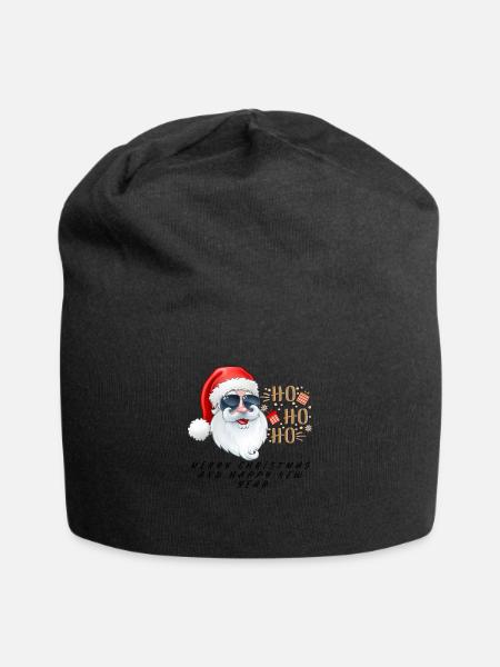 Santa Claus - Jersey-Beanie - Schwarz