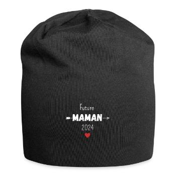 Future maman 2024 - Bonnet en jersey - noir - Devant