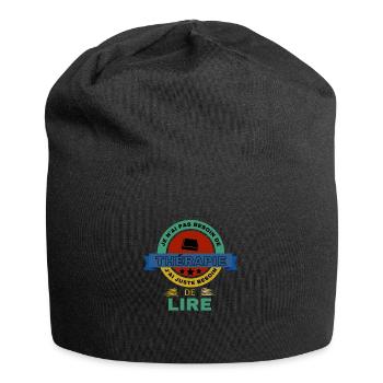 LIRE livre - Bonnet en jersey - noir - Devant