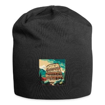 Colosseum Rome - Jersey Beanie - black - Front