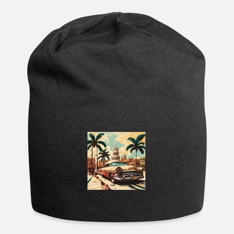 Oldtimer Glanz - Jersey Beanie - black