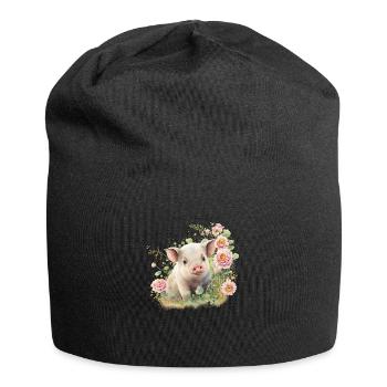 COCHON - Bonnet en jersey - noir - Devant