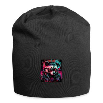 Cyberraton laveur - Bonnet en jersey - noir - Devant
