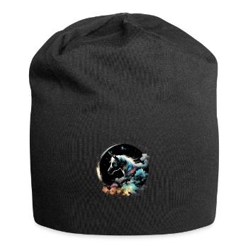 Night unicorn - Jersey Beanie - black - Front
