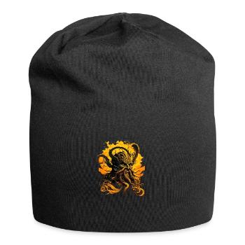 König der gelben Tentakel - Jersey-Beanie - Schwarz - Vorne