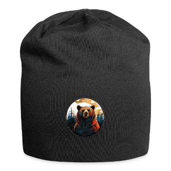 Grizzly bear - Jersey Beanie - black - Front