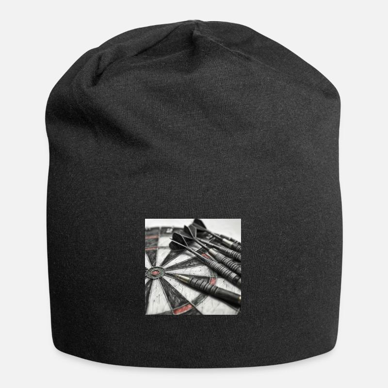 Dartboard - Jersey-Beanie - Schwarz