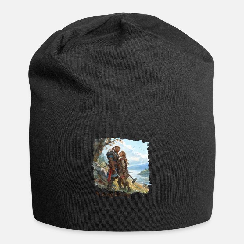 Viking Liking - Jersey Beanie - black
