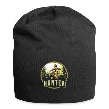 Hunter der Jäger - Jersey-Beanie - Schwarz - Vorne