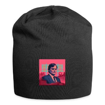 Italienischer Politiker Vaporwave "Pippuzzo" - Jersey-Beanie - Schwarz - Vorne