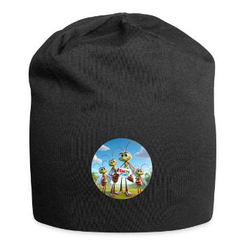 Famille des moustiques - Bonnet en jersey - noir - Devant