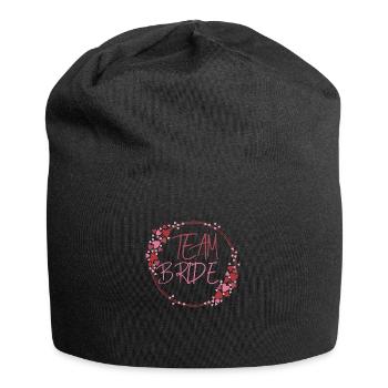 Team Bride - Jersey-Beanie - Schwarz - Vorne