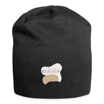 Hoch die Hände Wochenende - Jersey-Beanie - Schwarz - Vorne