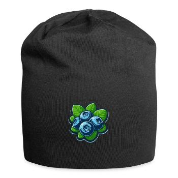 Blueberries Berries - Jersey Beanie - black - Front
