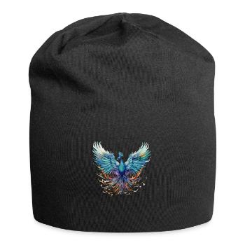 Oiseau fantastique - Bonnet en jersey - noir - Devant