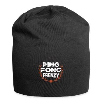 table tennis skills humor rapid acceleration jokes - Jersey-Beanie - Schwarz - Vorne