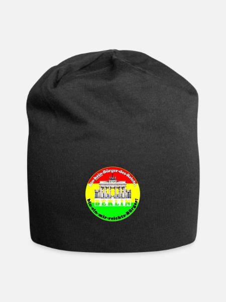 Viele Menschen misstrauen der Politik - Jersey-Beanie - Schwarz