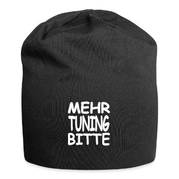 Tuning - Jersey-Beanie - Schwarz - Vorne