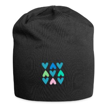 love - Jersey-Beanie - Schwarz - Vorne