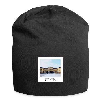 Wien - Jersey-Beanie - Schwarz - Vorne