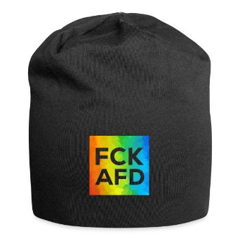 Fck AFD Cutout - Jersey-Beanie - Schwarz - Vorne