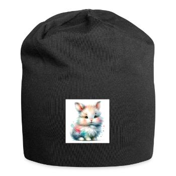 bunny - Jersey-Beanie - Schwarz - Vorne