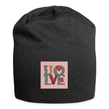 2024 Amour Mode Élégance - Bonnet en jersey - noir - Devant