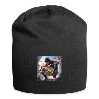 time to grind - Jersey-Beanie - Schwarz - Vorne