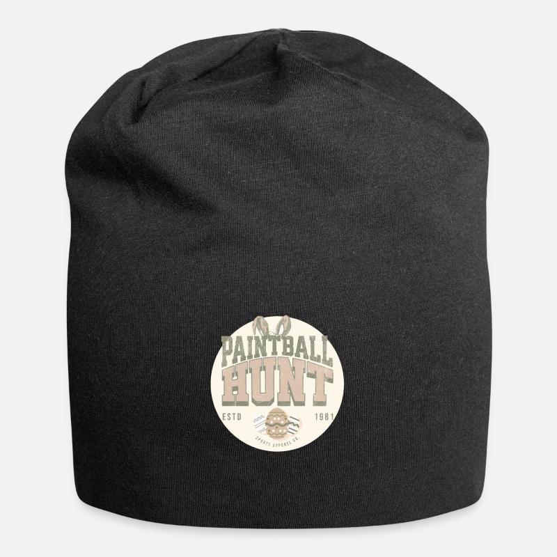 Paintball hunt, easter egg finder games - Jersey Beanie - black