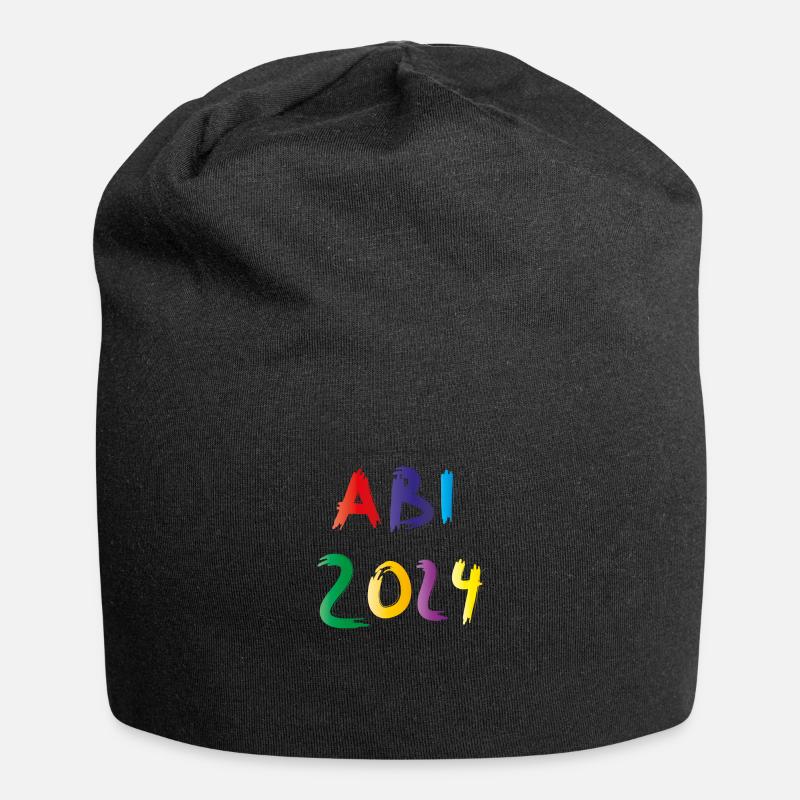 Abi 2024 - Jersey-Beanie - Schwarz