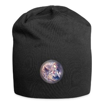 Eine andere Welt - Jersey-Beanie - Schwarz - Vorne
