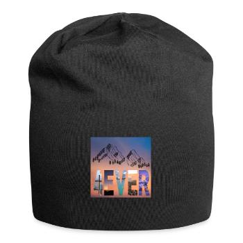 Mountains4ever - Jersey-Beanie - Schwarz - Vorne