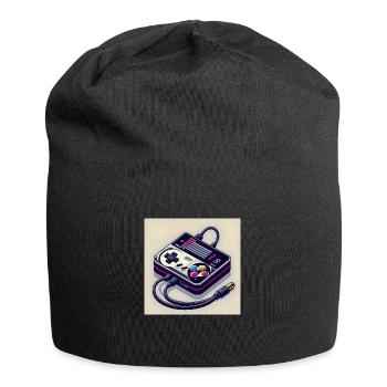 Joystick 12 - Jersey-Beanie - Schwarz - Vorne