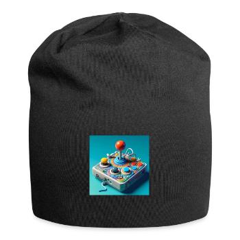 Joystick 8 - Jersey-Beanie - Schwarz - Vorne