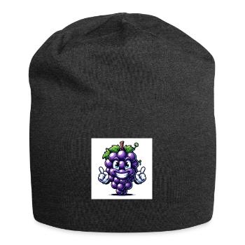 Grapes - Jersey Beanie - charcoal grey - Front