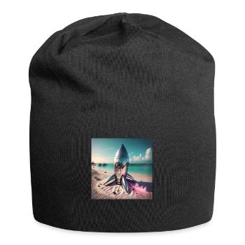 Summer To Mars - Jersey-Beanie - Schwarz - Vorne